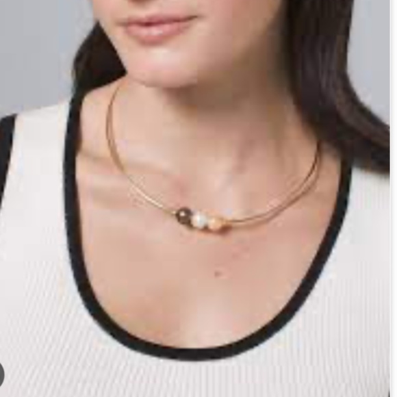 WHBM Freshwater Pearl Floating Necklace - Picture 2 of 7